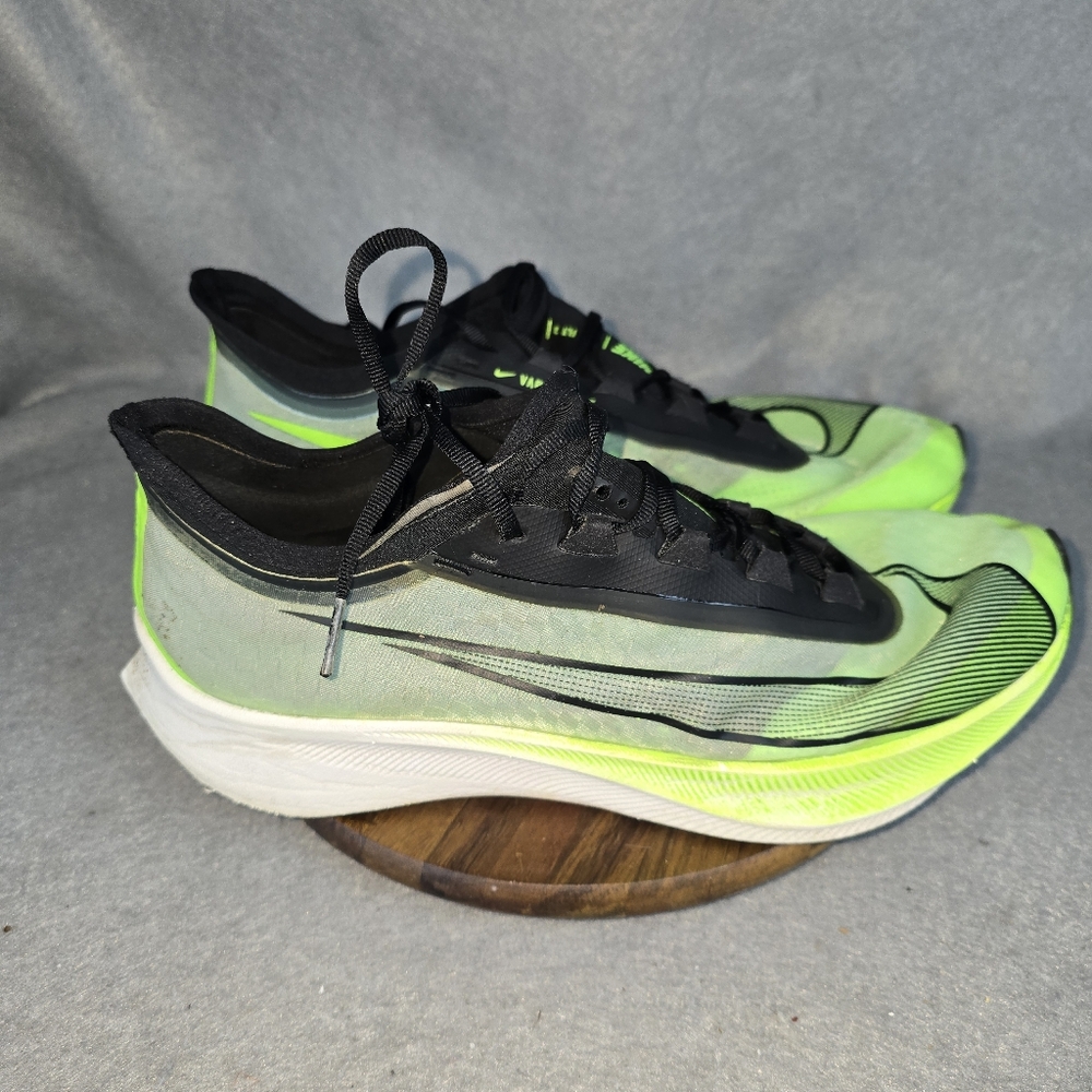 Nike Zoom Fly 3 Electric Green Mens Size 10 - Picture 3 of 11